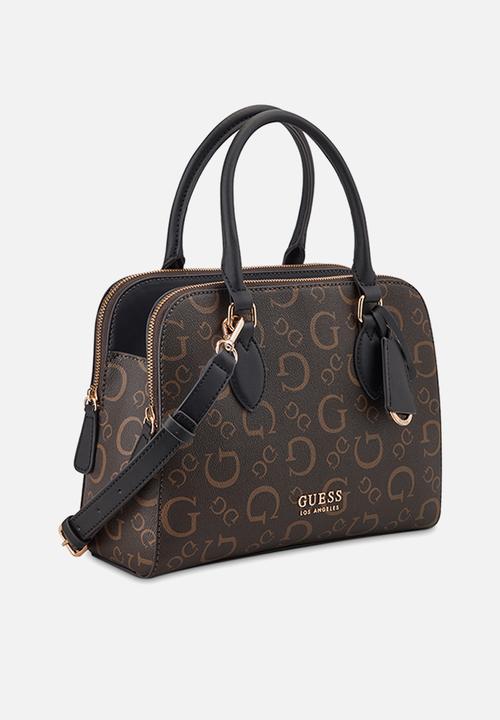 GUESS - Delphina satchel - brown