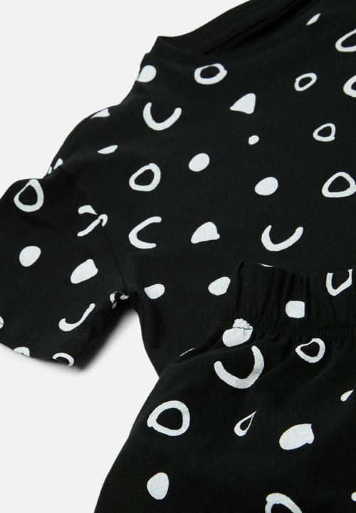Pop Candy - Pj set - black & white