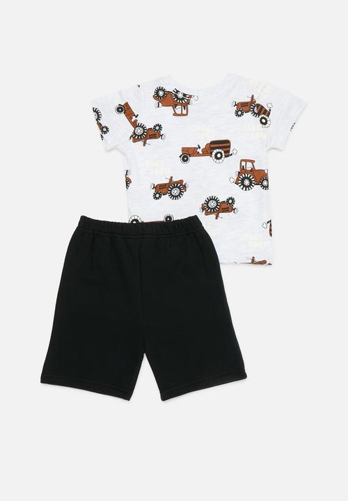 Pop Candy - Tee & short set - multi
