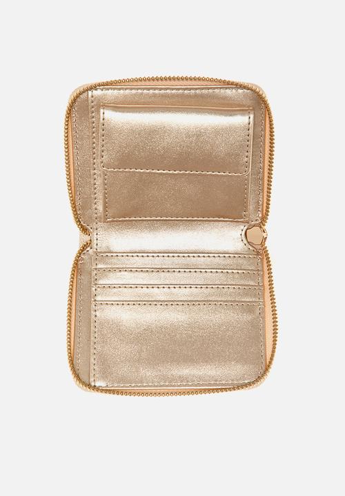 GUESS - Cresidia slg small zip around - bone