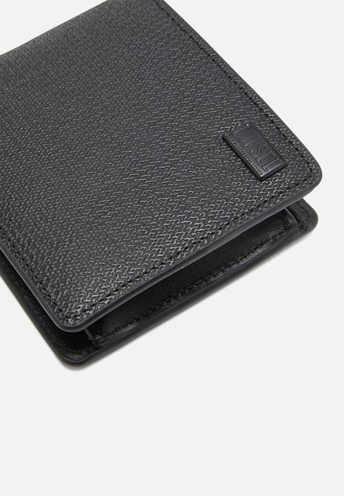 Diesel  - 1DR Bi-Fold Coin S 3D Wallet - Black
