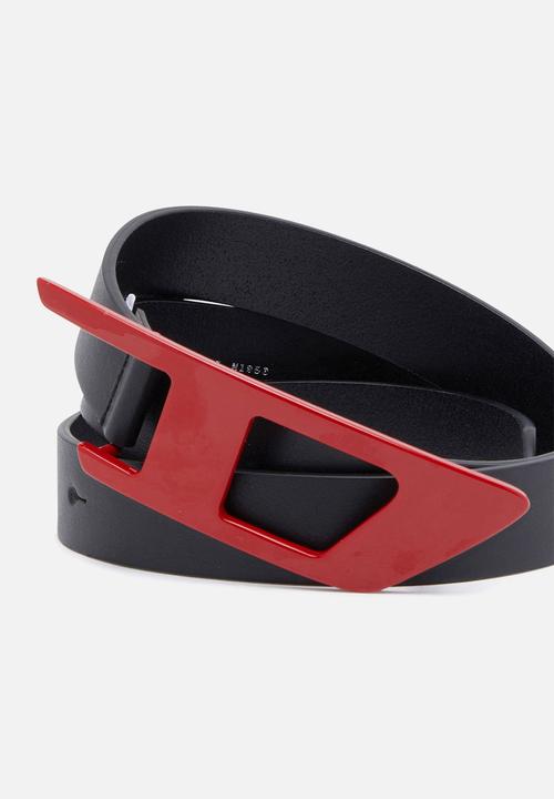 Diesel  - B-Dlogo Ii Belt - Black/Red
