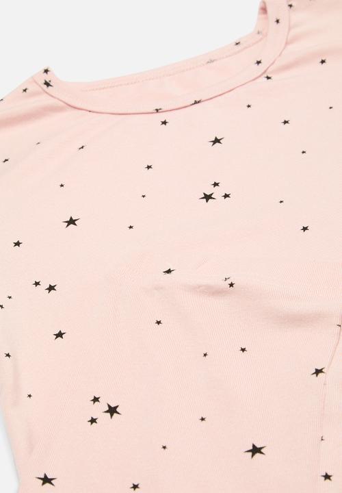 Pop Candy - Printed top & legging set - pink