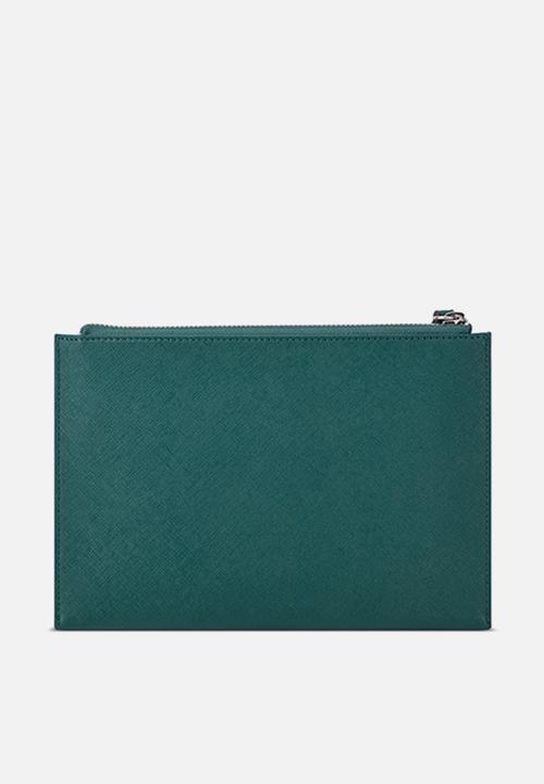 GUESS - Haddington wristlet - emerald