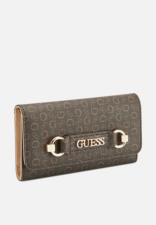 GUESS - Fiddlewood slim clutch - natural