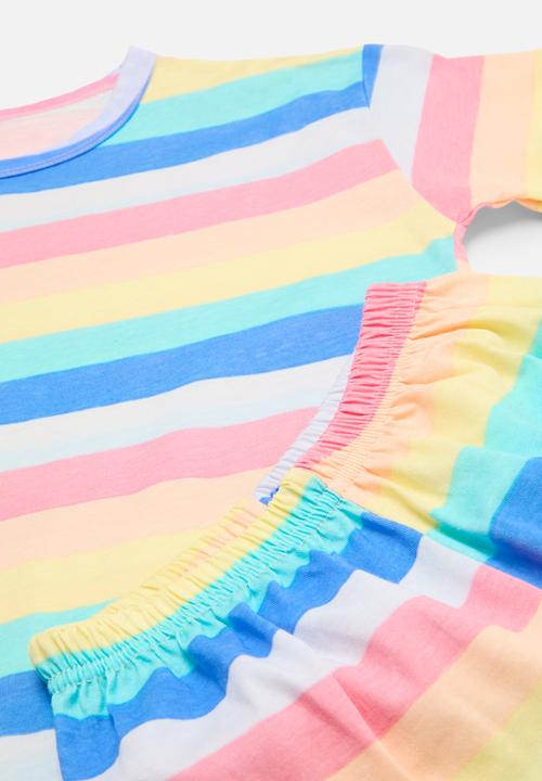 Pop Candy - Striped pj set-multi