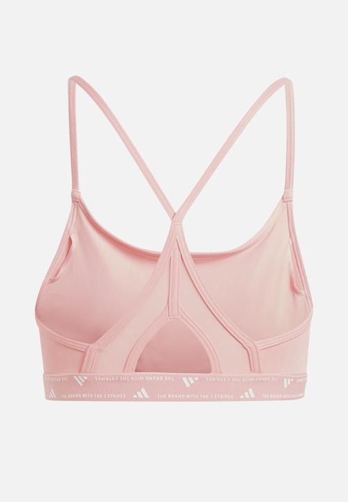 adidas Performance - Plus Aerct Ls Bra - Semi Pink Spark