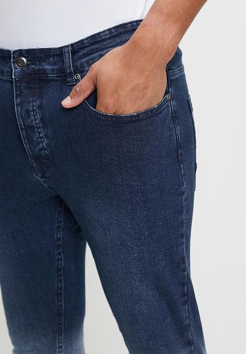 Brave Soul - Denim Jeans-Blue Denim