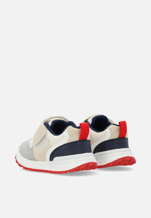 Pop Candy - Colour block sneakers - beige & grey