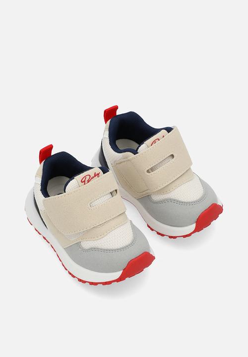 Pop Candy - Colour block sneakers - beige & grey