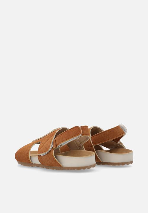Pop Candy - Faux suede sandals - brown