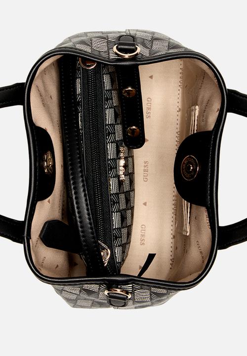 GUESS - G wave mini tote - black logo