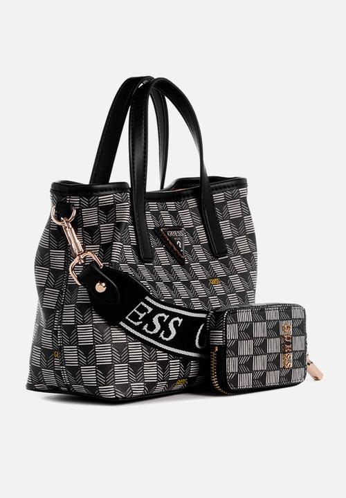 GUESS - G wave mini tote - black logo