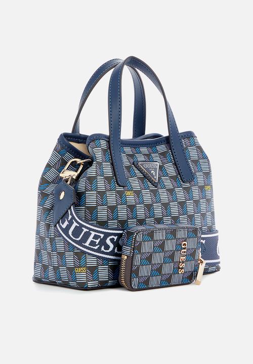 GUESS - G wave mini tote - blue logo