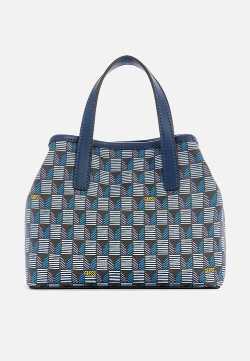 GUESS - G wave mini tote - blue logo