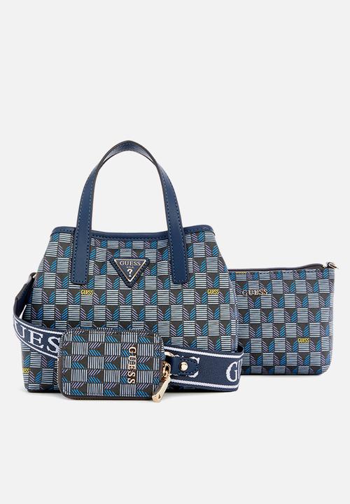 GUESS - G wave mini tote - blue logo