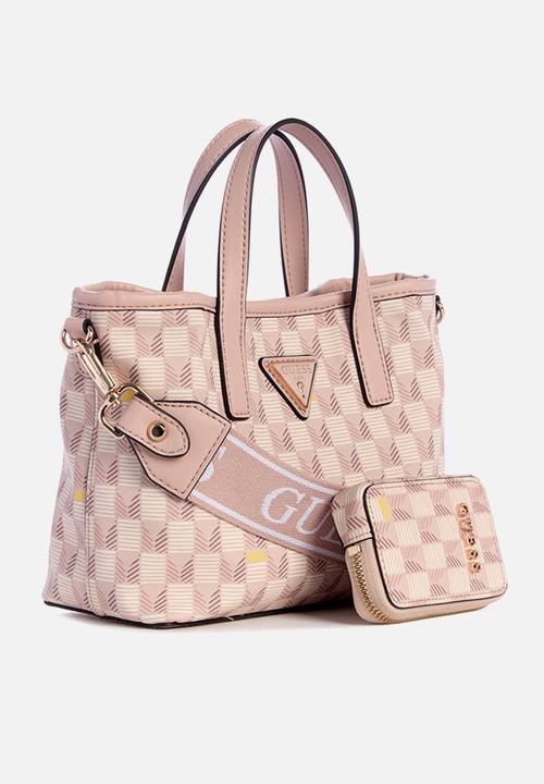 GUESS - G wave mini tote - blush logo