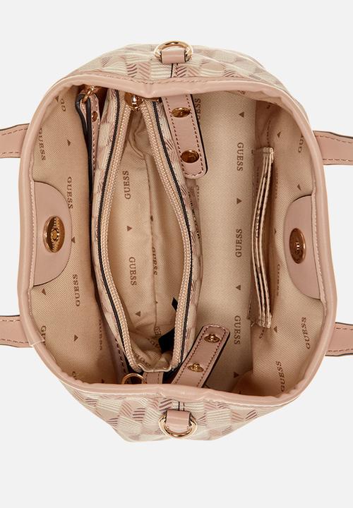GUESS - G wave mini tote - blush logo