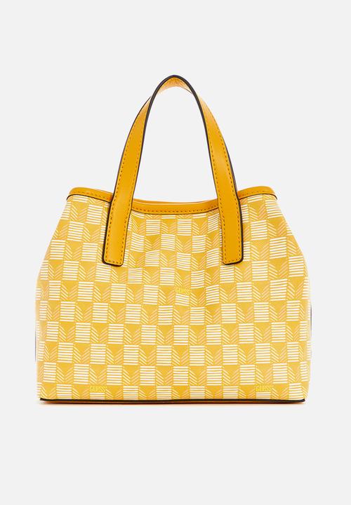 GUESS - G wave mini tote - yellow logo