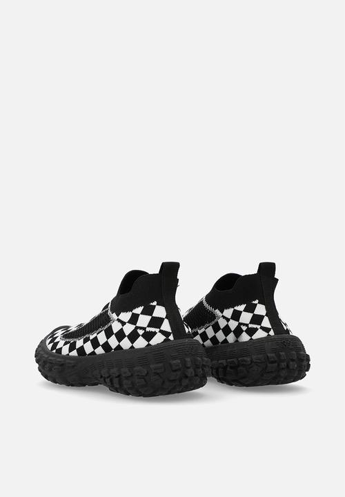 Pop Candy - Checker board slip on sneakers - black
