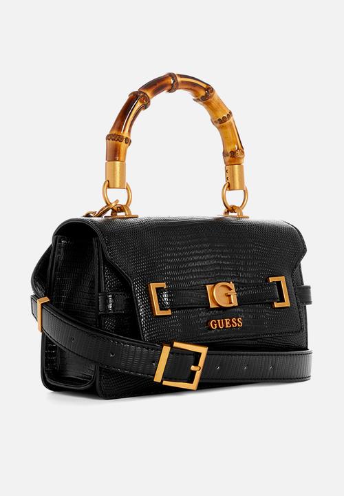GUESS - Sibel tri comp top handle flap - black