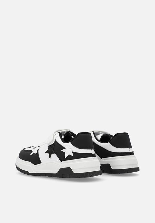 Pop Candy - Star décor sneakers - black & white