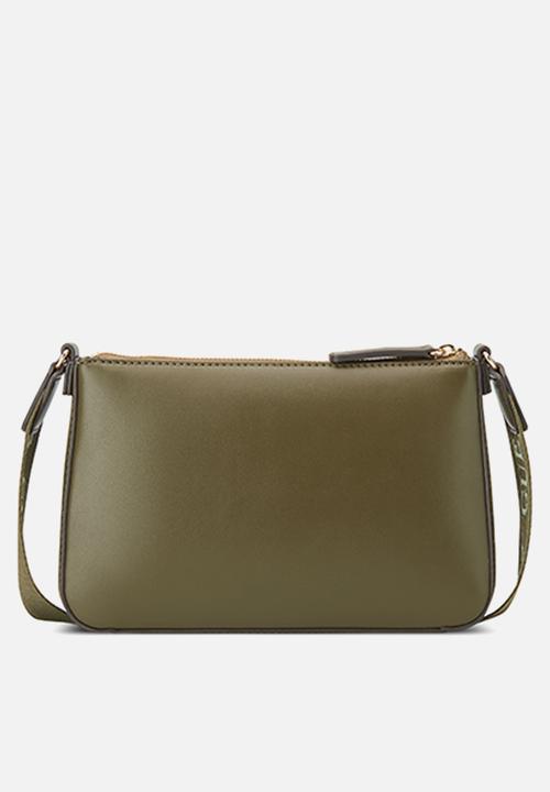 GUESS - Maisey mini top zip crossbody - olive