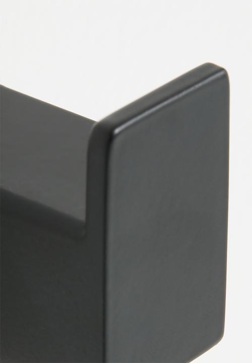 Sixth Floor - Silo Robe Hook - black