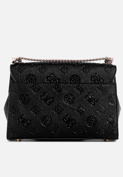 GUESS - Cresidia cnvrtble xbody flap - black