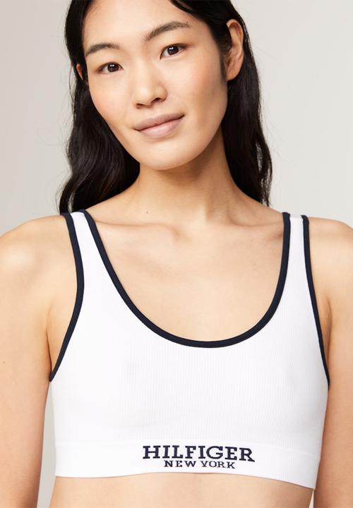 Tommy Hilfiger - Unlined Bralette - navy/white flag