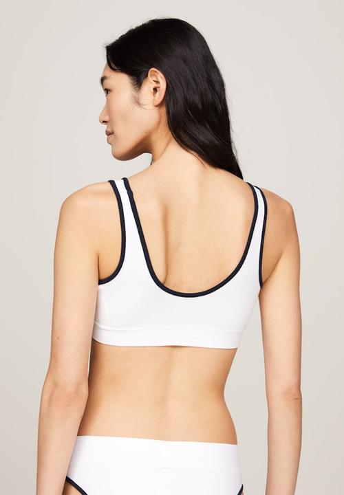 Tommy Hilfiger - Unlined Bralette - navy/white flag