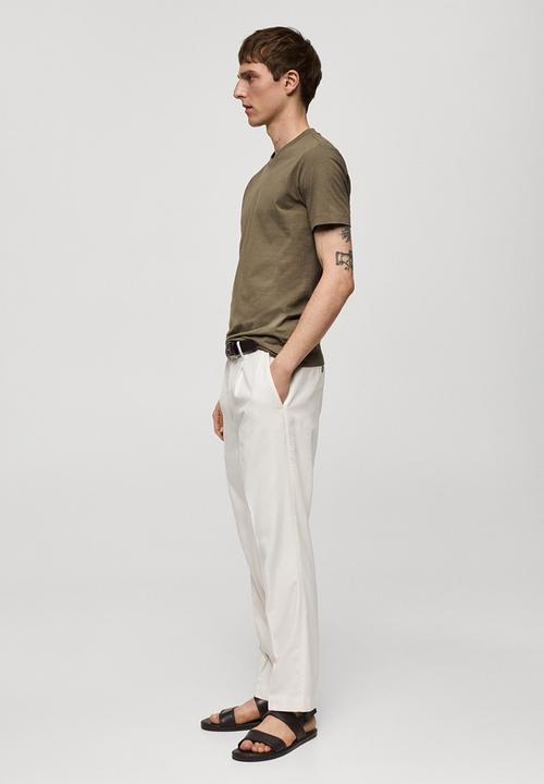 MANGO - T-shirt chelsea-i - light brown