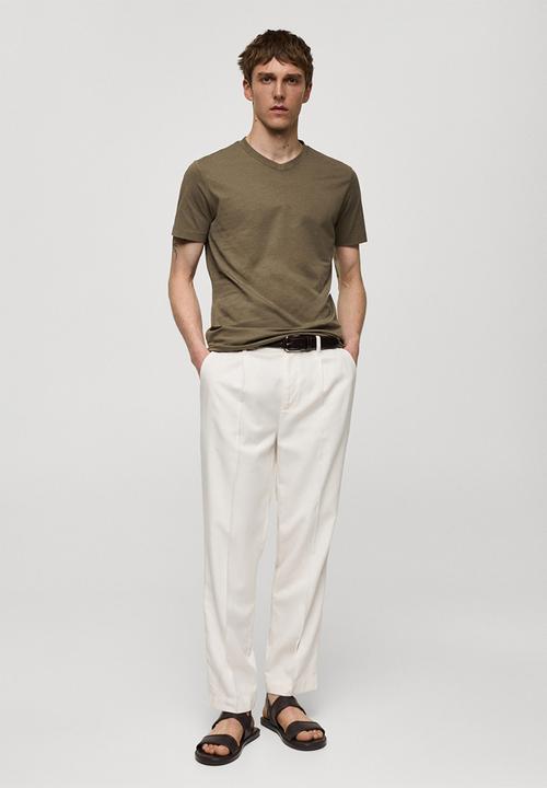 MANGO - T-shirt chelsea-i - light brown