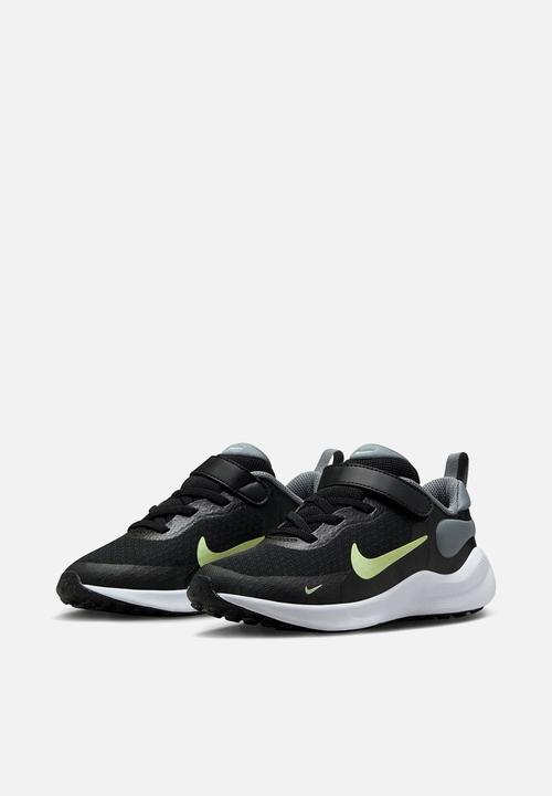 Nike - Nike Revolution 7 Ps - Black/Barely Volt-Smoke Grey-White