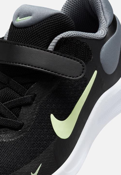 Nike - Nike Revolution 7 Ps - Black/Barely Volt-Smoke Grey-White