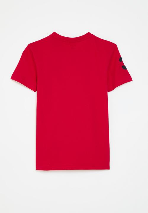POLO - Boys james v neck tee - red
