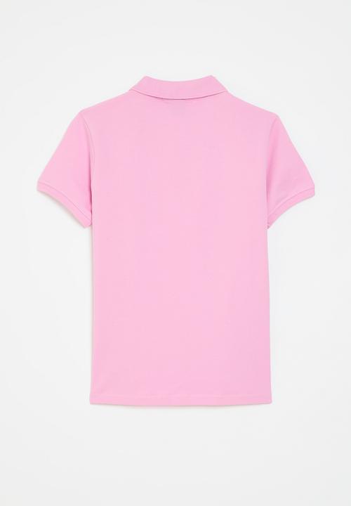 POLO - Girls nina short sleeve golfer - orchid pink