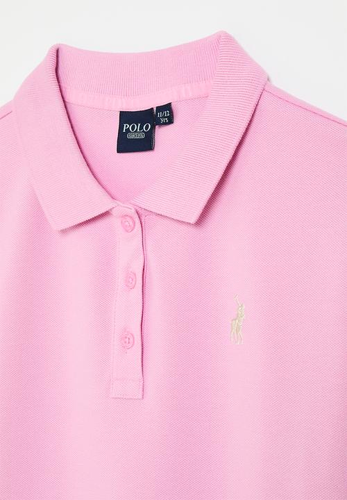 POLO - Girls nina short sleeve golfer - orchid pink