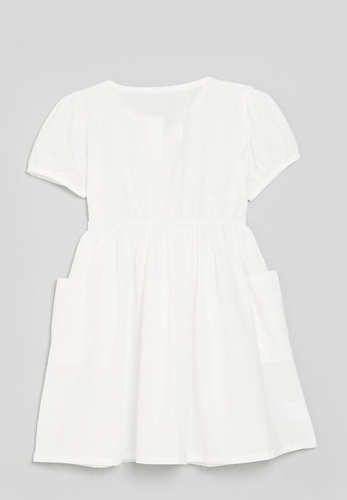 Pop Candy - Button down dress - white