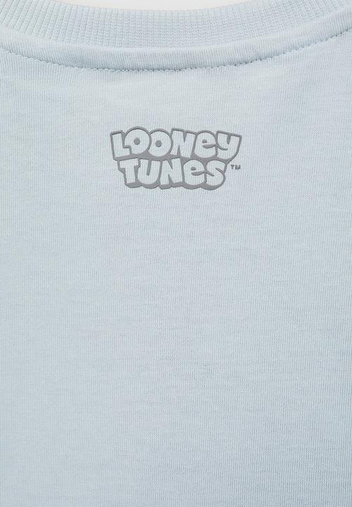 MANGO - T-shirt basklt - light/pastel blue