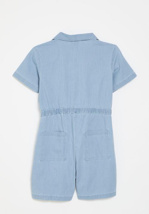 POLO - Girls lerato jumpsuit - light wash