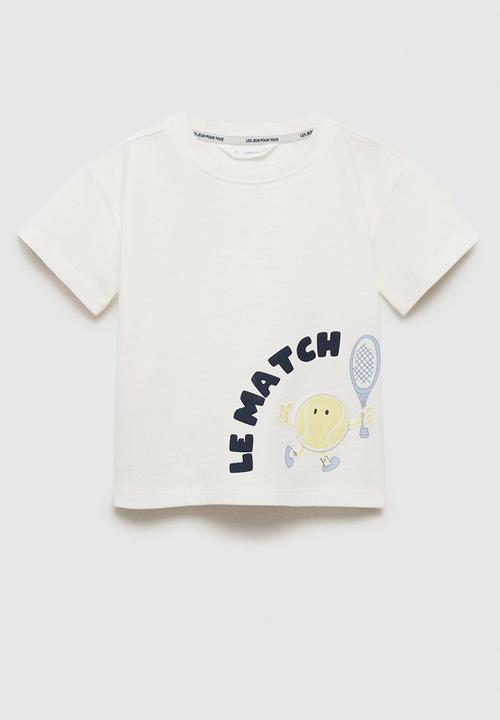 MANGO - T-shirt match - natural
