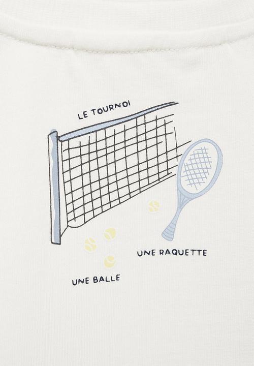 MANGO - T-shirt match - natural