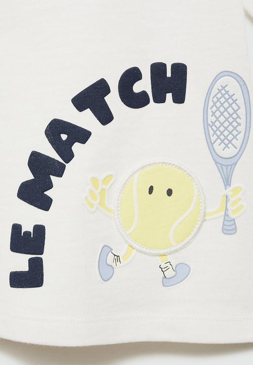 MANGO - T-shirt match - natural