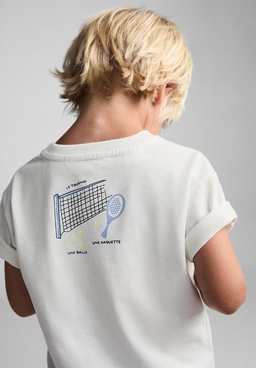 MANGO - T-shirt match - natural