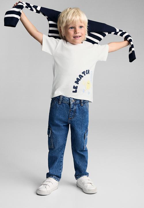 MANGO - T-shirt match - natural