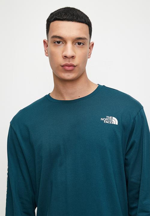 The North Face - M Long Sleeve Varsity Graphic - Midnight Petrol (1NO)