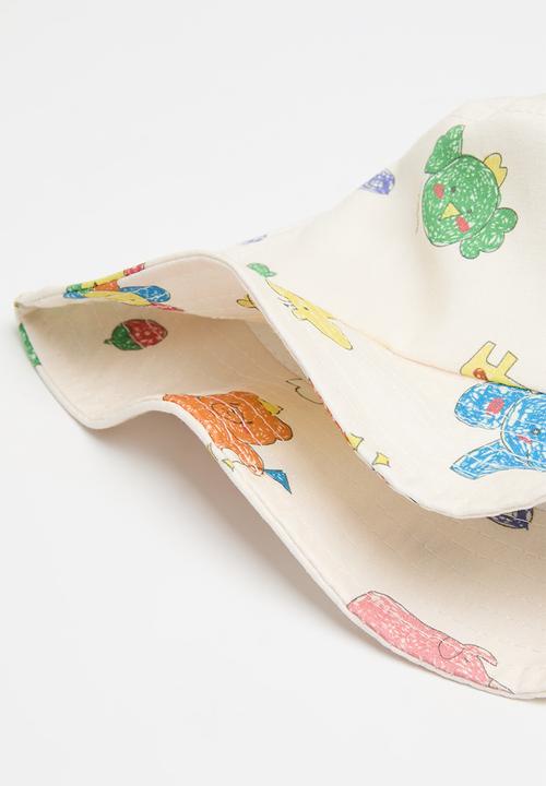 Pop Candy - Bear print bucket hat - multi
