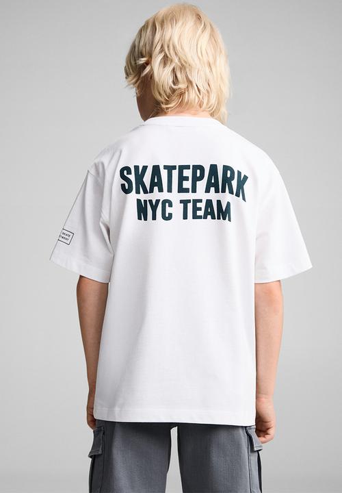 MANGO - T-shirt team - natural