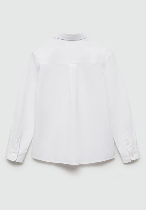 MANGO - Shirt oxford - white